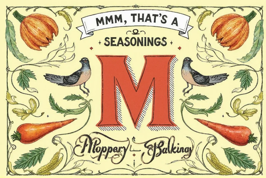 mmm that s a mouthful a guide to seasonings that start with m