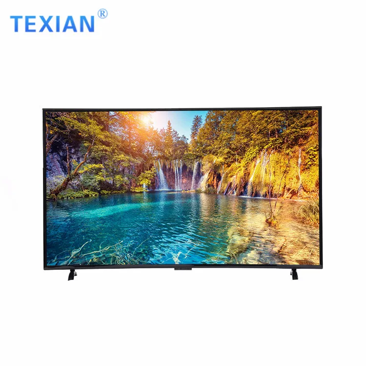 

55inch led Tv smart television 4K Curved TV big HD curved screen Android black plastic 1080p