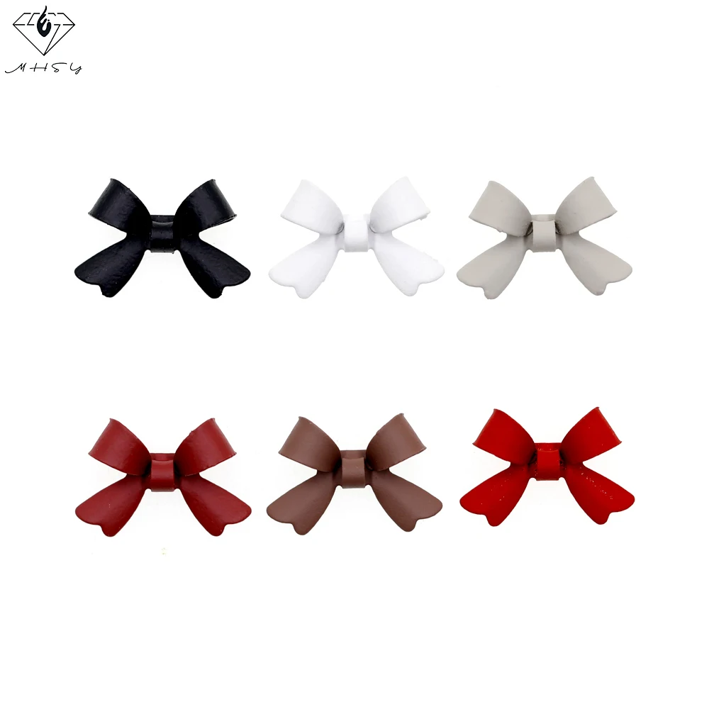 

Japanese style 3D three-dimensional nails DIY alloy accessories jewelry manicure jewelry frosted bow, Colorful