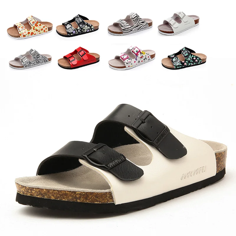 

Children Size To Adult Size Family Footwear Kids Cork Platform Wedge Sole Sandal For Women Men