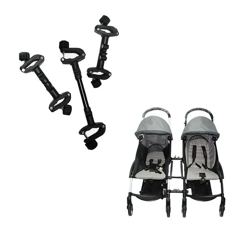 

3PCS/set Stroller Connectors for Twins Adjustable Easy Installation Stroller Connector