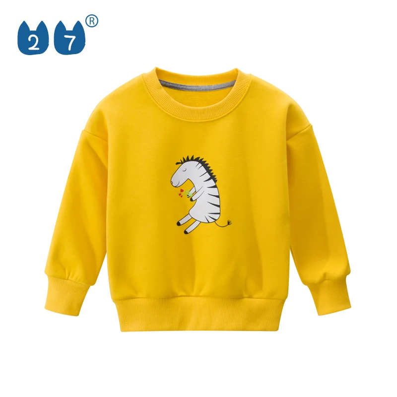 
Kids Clothing Autumn Winter Warmth Soft Sports Casual Cute Long Sleeve Fleece Sweatshirt 