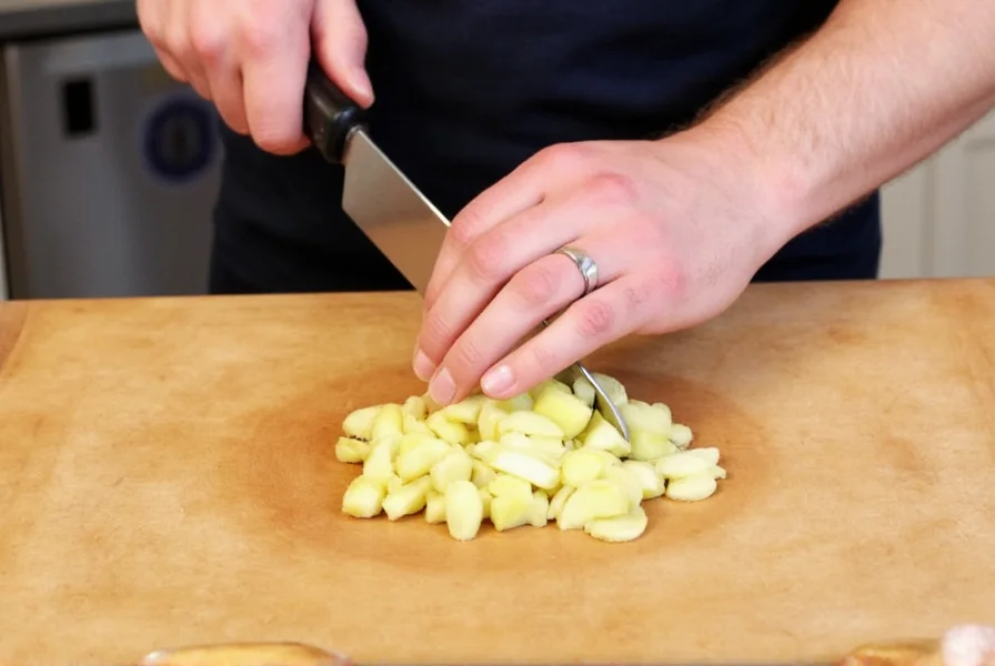 how to chop ginger