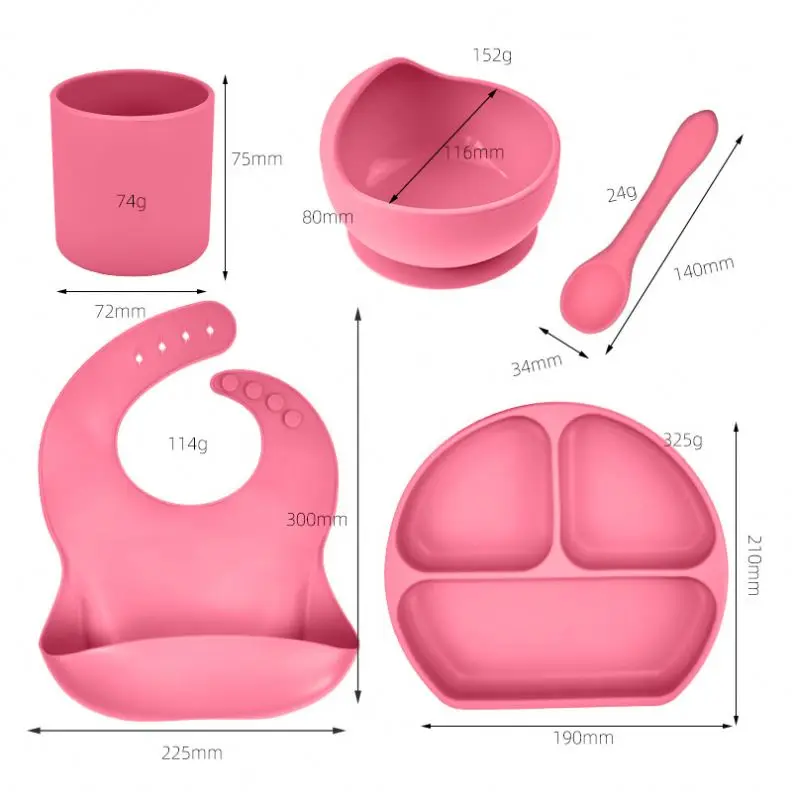 

2021 New Design Bpa Free Silicone Animal Dino Shape Baby Bowl Set China Manufacturer