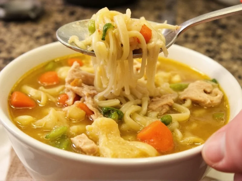 Perfect Homemade Chicken Soup with Egg Noodles Recipe