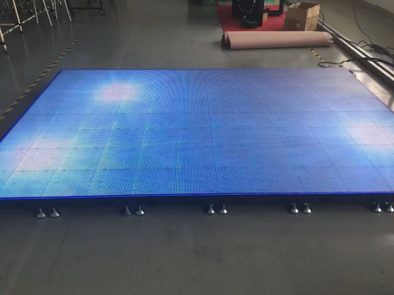 Rental Cabinet Full Color Digital Stage Screen Indoor P3.91 p4.81 LED Dance Floor LED ground advertising screen