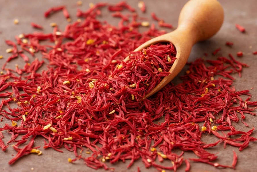 Spice Cupboard with Saffron Jars