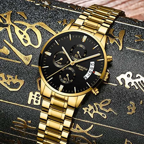 

NIBOSI 2309 Relogio Masculino Men Watches Luxury Top Brand Men's Fashion Casual Dress Watch Military Quartz Wristwatches Saat