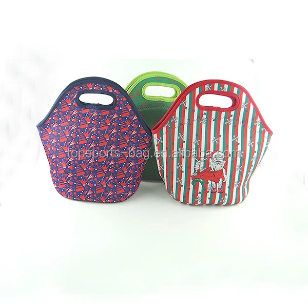 

Happy Halloween Kids Sugar Lunch Bag Neoprene Candy Bag for Children