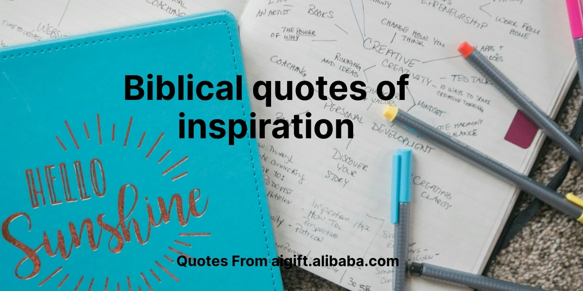 biblical quotes of inspiration