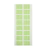 Full Color Print Permanent Adhesive Clear PET Label For Memory Module