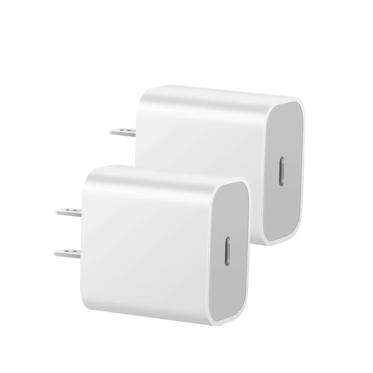 

Mobile Phone type c Fast Charger 5V 9V 12V us Regulation usb c 20W PD Phone Charger For Iphone 12, White