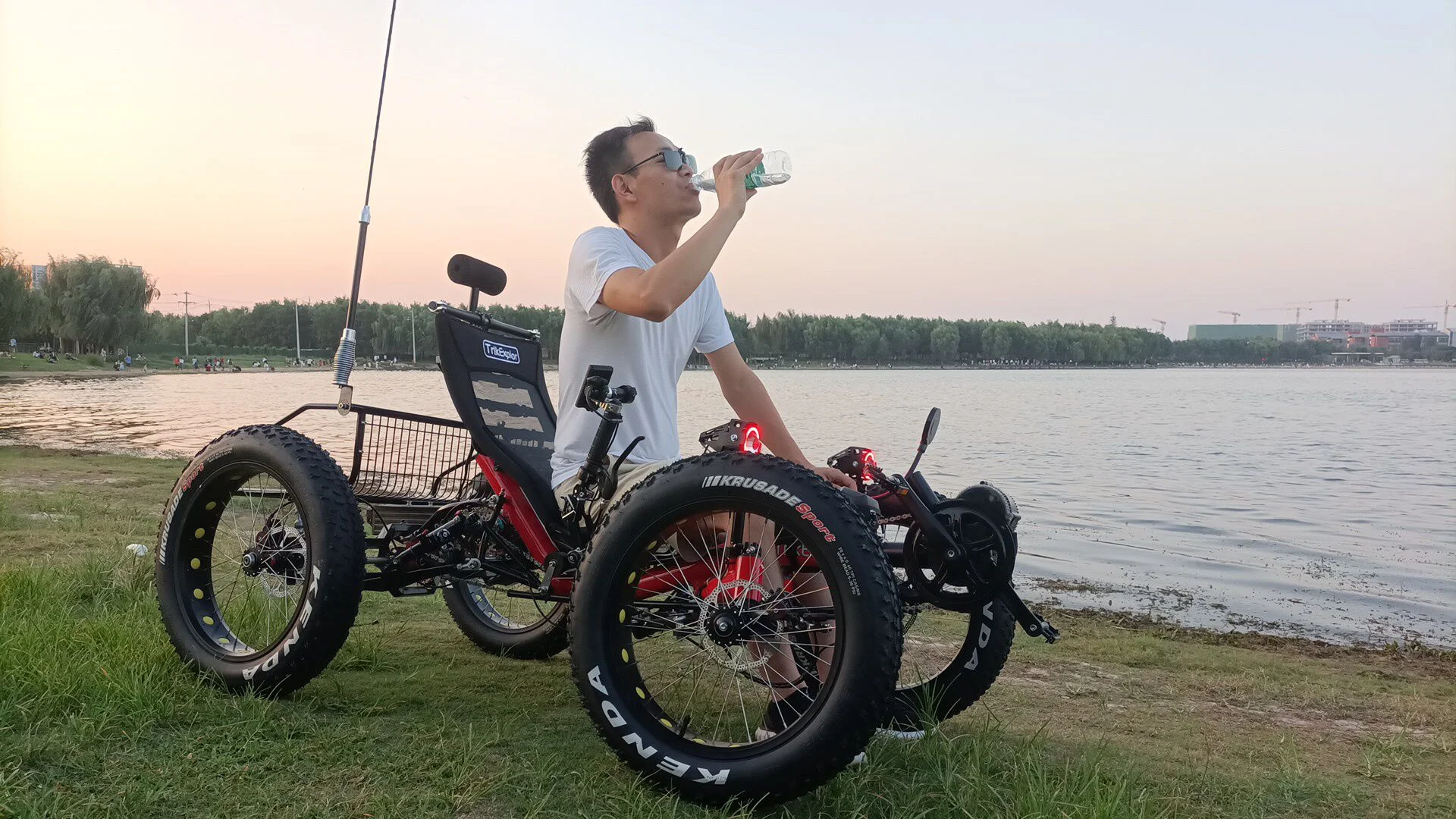 Trikexplor Mountain 4wd Offroad Bafang 500w Electric Fat Tire