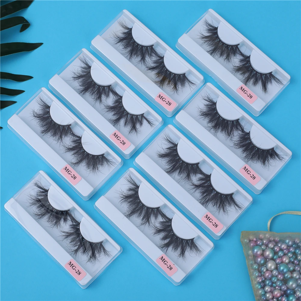 

Reusable Private Label Custom Logo 3d Mink Eyelashes Factory Wholesale 3d Mink Lashes Bulk Super Fluffy Mink Eyelashes, Black