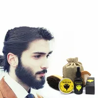 

Wholesale Men Beard Care Set Grooming Oil Beard Balm Kit With Mustache Comb For Men