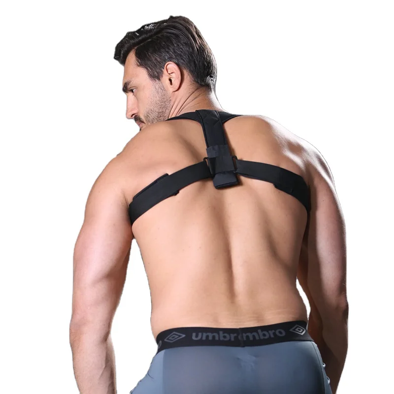 

Fashion Breathable Lumbar Back Brace Posture Corrector for Improve Posture and Back Pain Relief Adult, Black