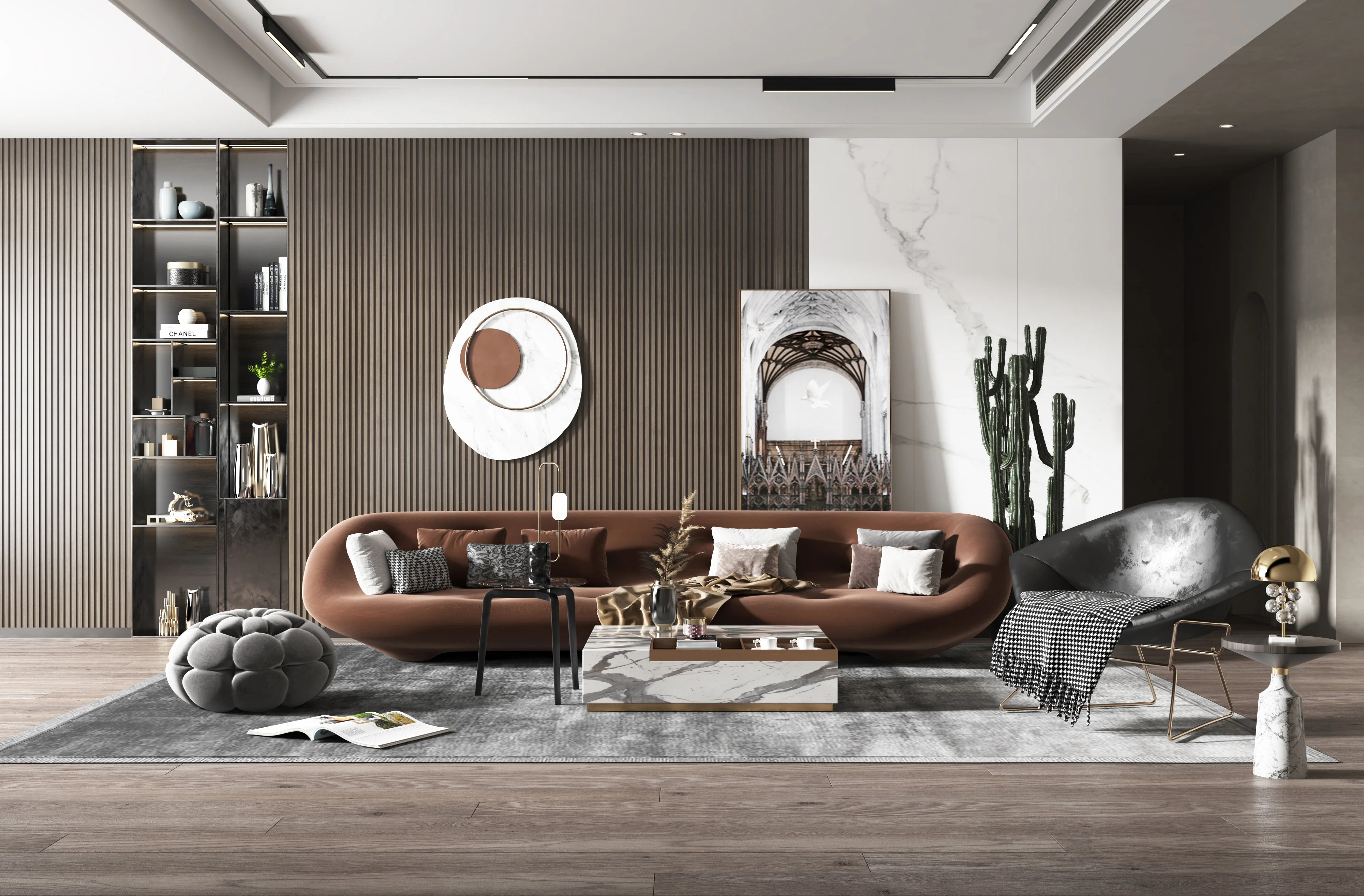 product melinco great wall panel pure white pvc wpc 3d decorative pp film board waterproof for hotel and apartment interior decor-7