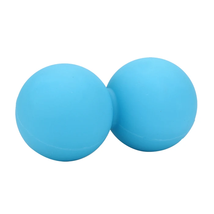 

Silicone double peanut Lacrosse massage ball, Any color from pantone card