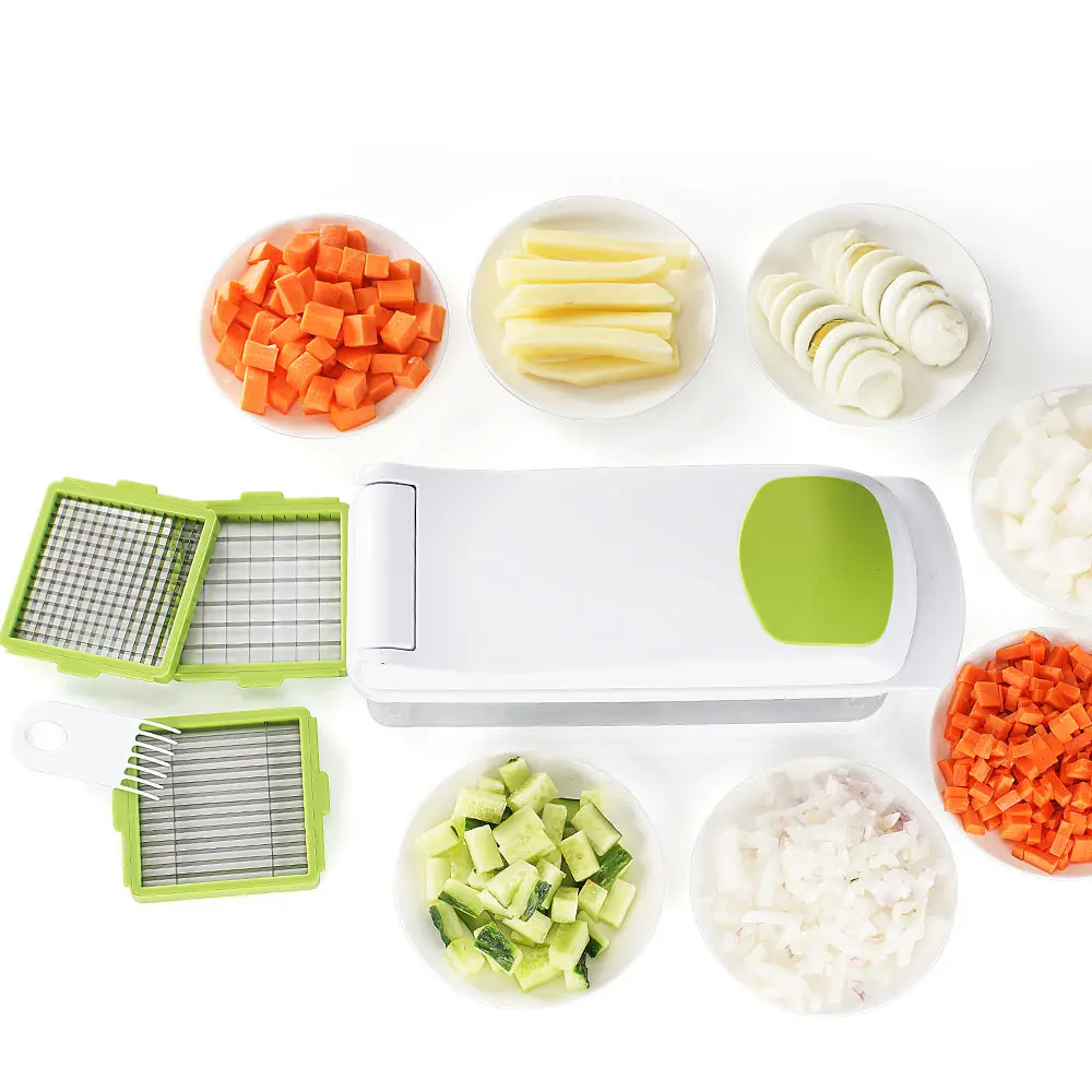 

Mandolin Set Manual Cutter Chopper Dicer Veggie Multi Function Vegetable Slicer