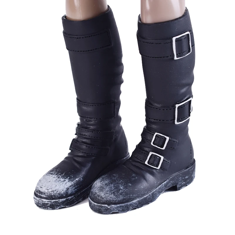 

Variety 1/6 Scale Female Body Boots High heels KUMIK Shoes For ht tl 12 Model Doll Model, Black