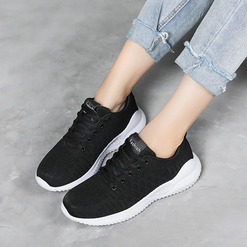 

Women Sneakers Outdoor Women's Running Shoes for Femail Comfortable Lace-Up Sport Lady Shoes Spring Autumn, Shown