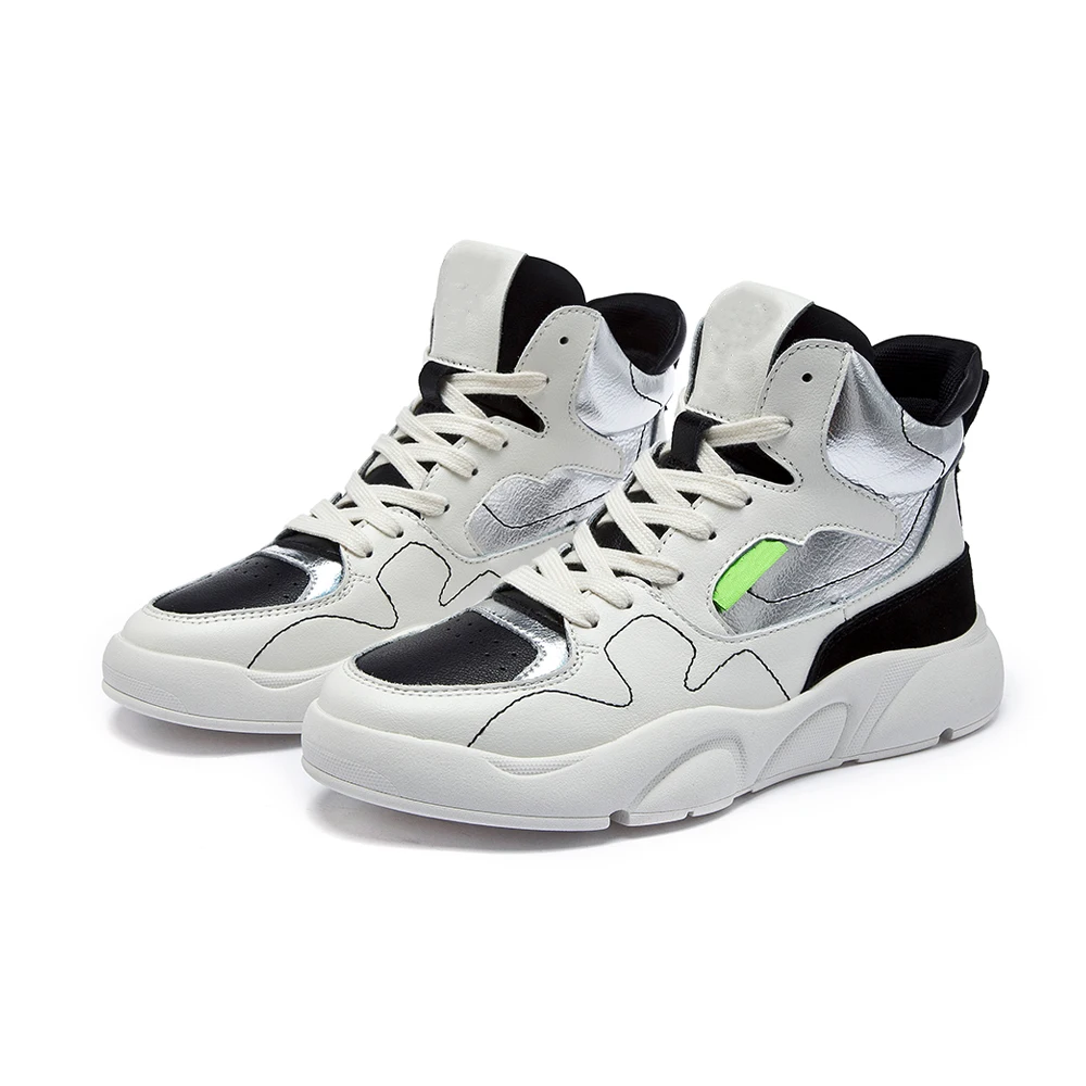 

Hot Sale New Style Sport Shoes Breathable Fashion High Wedge Sneakers