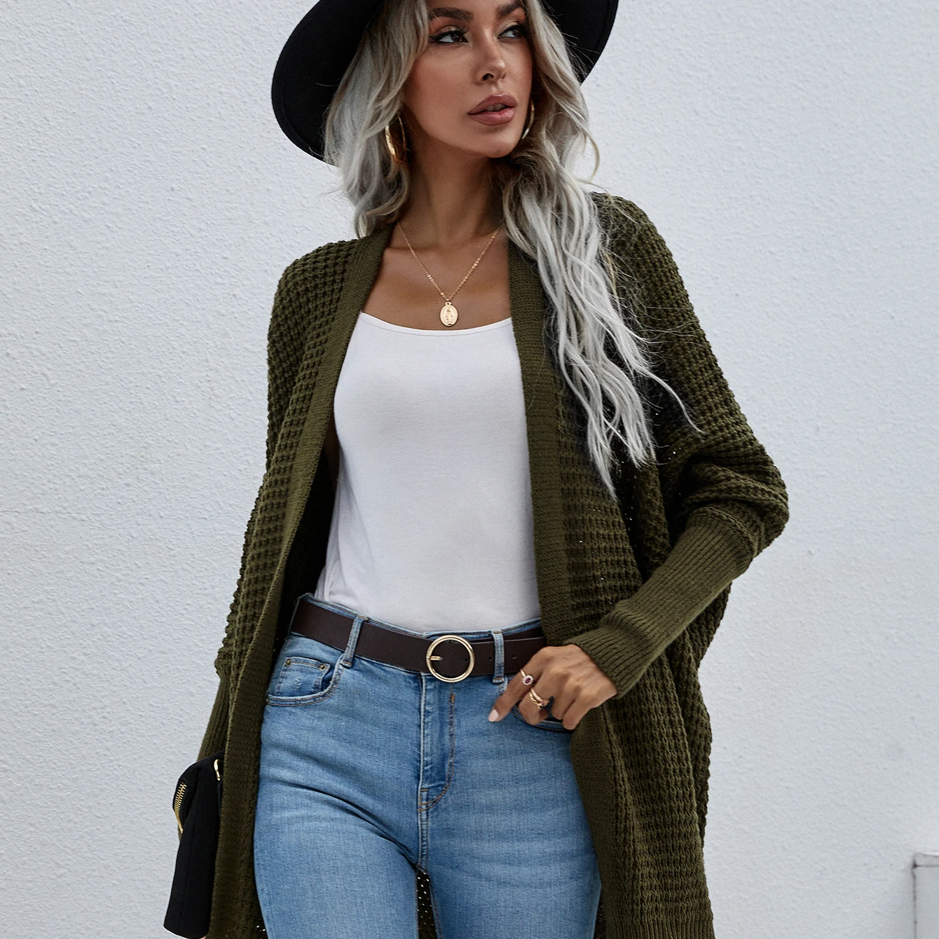 

cardigan sweater for woman knitted fall clothing for women tamano sueter quarter zip sweater women's sweaters