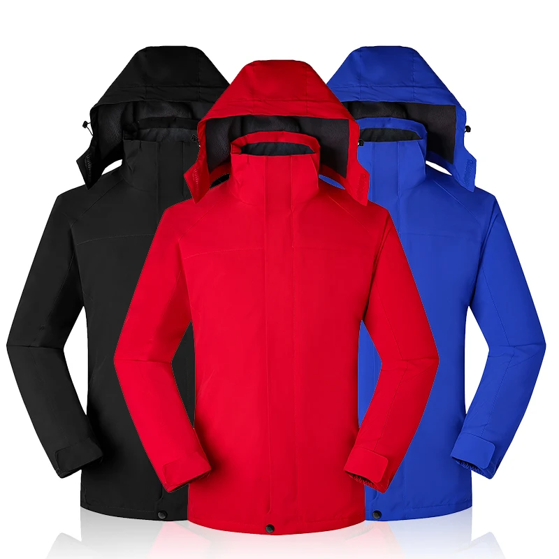 Best Elasticity Thick Winter Jackets 100% Polyester Waterproof Technology Men Sport Jackets Outdoor Climbing Jackets