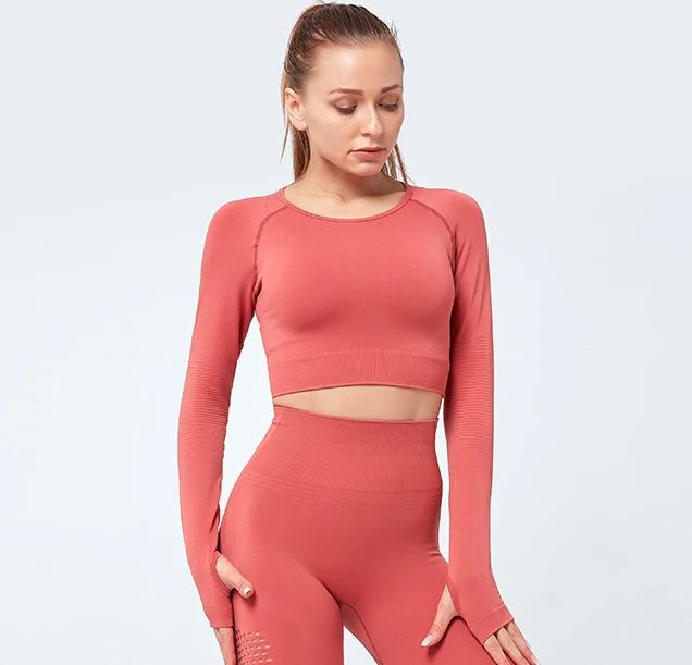 

AOLA Women Fitness Sets Tights Seamless Active wear Fashionable Sports shorts and leggings For Women's Yoga Suit, Gray/ green/pink/blue/purple