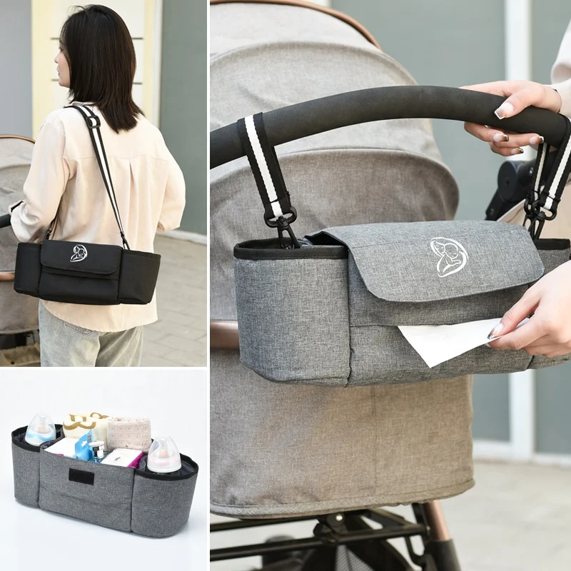 

Baby Travel Stroller Organizer waterproof Nappy Diaper Bags Paper towel Storage Nursing Bottle insulated changing Bag Wholesale