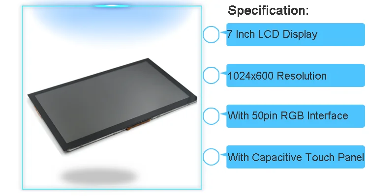 50pin tablet lcd display
