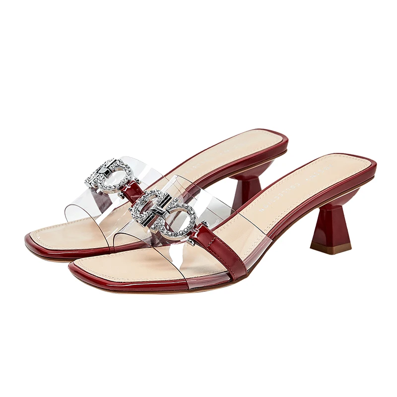

Josiny Women Heeled Sandals Ladies 2021 Summer New Ladies Heeled Ladies Sandals Slippers