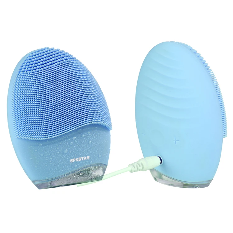 

Electric Washing Cleanser Skin Care Spa Silicone Face Cleaning Sonic Facial Cleansing Vibration Brush