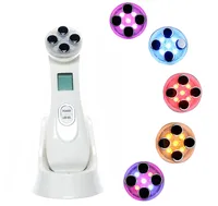 

Hot sale ultrasonic cleansing home use device phono led ion facial beauty device