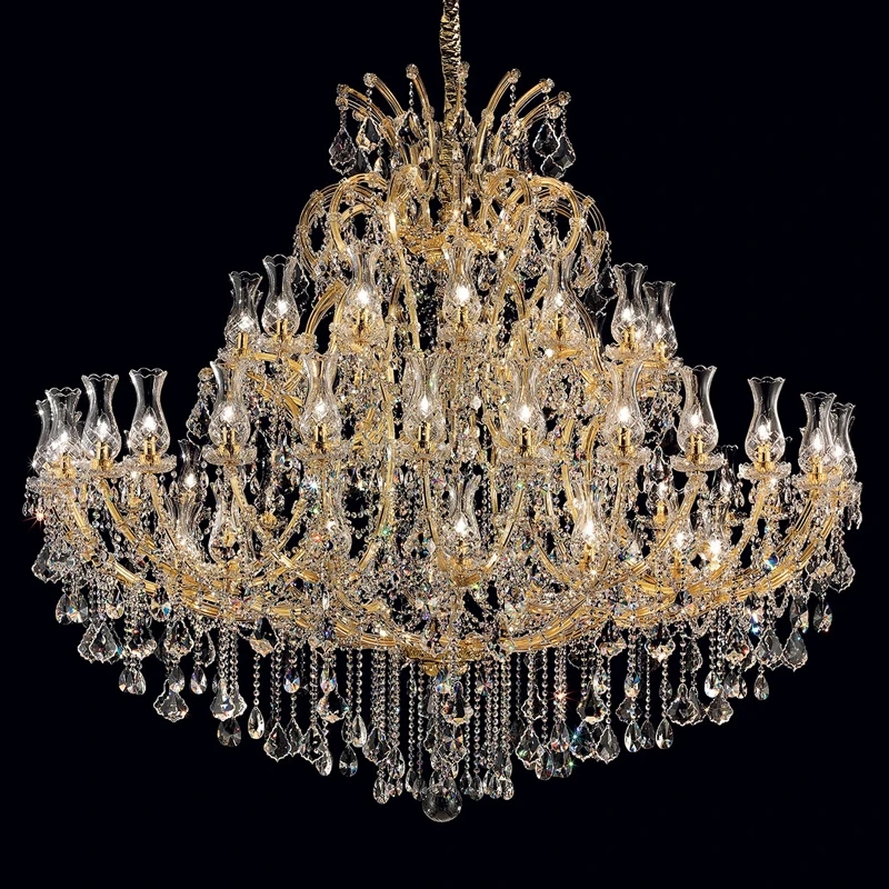 

Maria theresa large crystal chandeliers luxury