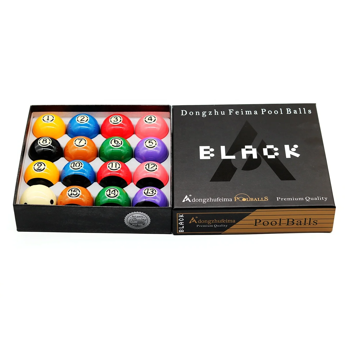 

New Packing Premium Quality 57.2mm Billiard Pool Balls 2- 1/4" Box Of 16 PCS