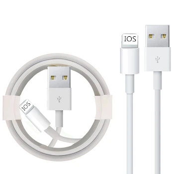 

Premium USB Cable 2A Fast Charging USB Data Cable Charger For iPhone 7 8 Xs Max 11 Pro Max, White