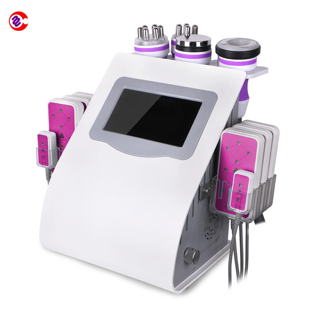 

Portable 40k Cavitation Body Contouring Fat Remove Rf Radio Frequency Skin Rejuvenation Machine, White