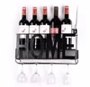 wholesale mounted storage decoration cup wire commercial bottle rustic holder hanging iron display glass wall metal wine rack