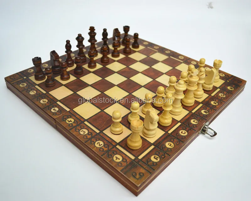 

Wooden Chess Board For Strategy Training and Teaching Chess Set for Kids and Adults Chess Demo Board Olive Color Wholesale