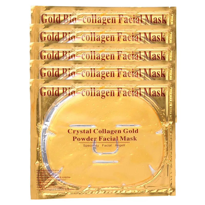 

24K Golden Whitening Hyaluronic Acid Gold Bio Crystal Collagen Wholesale Facial Mask