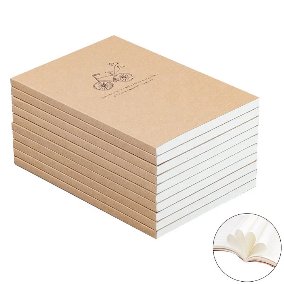 

free shipping wholesale journal printing a5 kraft book, Custom color