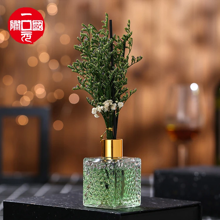 

One dollar Essential Oil Aromatherapy Sticks Glass Bottle Rattan Aroma Liquid Fragrance Set Reed Diffuser Perfume