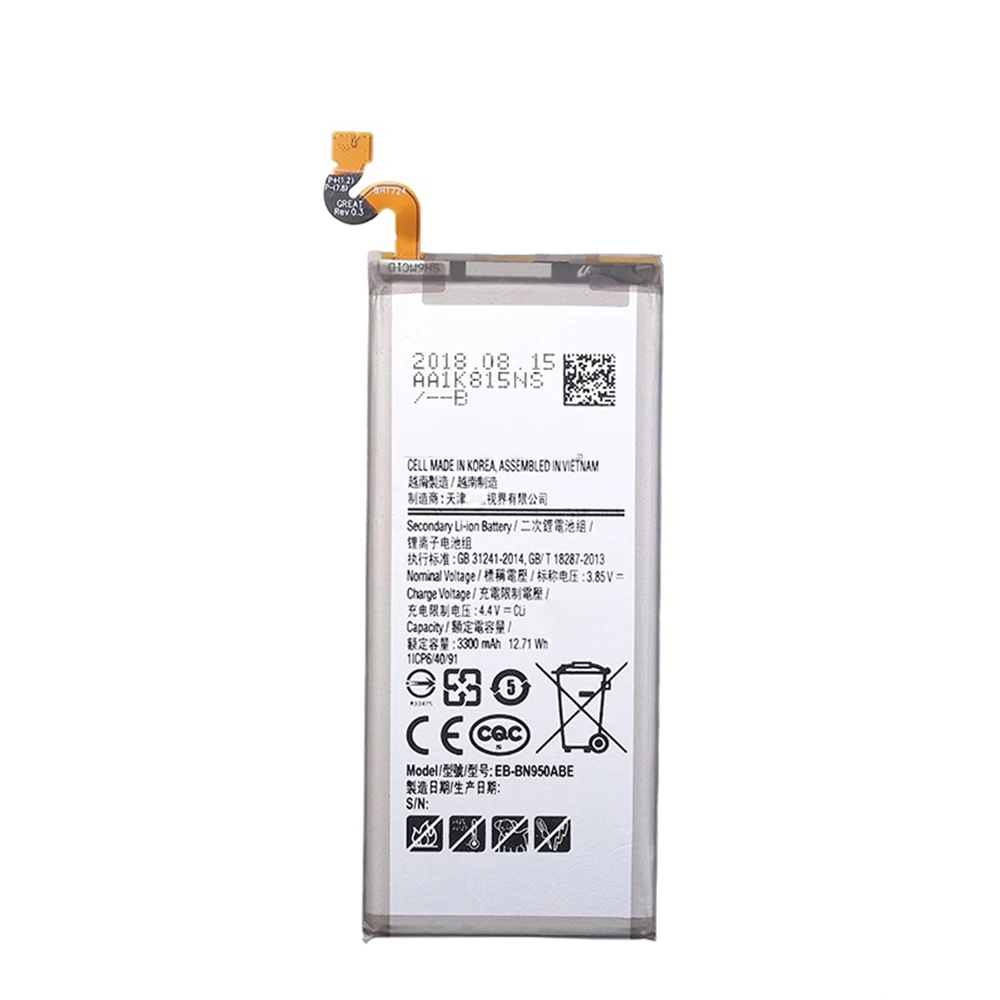 

A A A Factory 0 cycle mobile phone EB-BG950ABE battery 3000mAh for Samsung Galaxy s8 battery