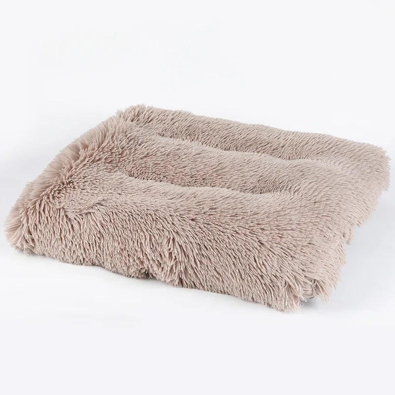 

Pets RTS Dropshipping Faux Fur Washable Luxury Dog Blanket Fluffy Plush Comfy Calming Dog Blanket Cuddler Ultra Soft Warm, Solid colors