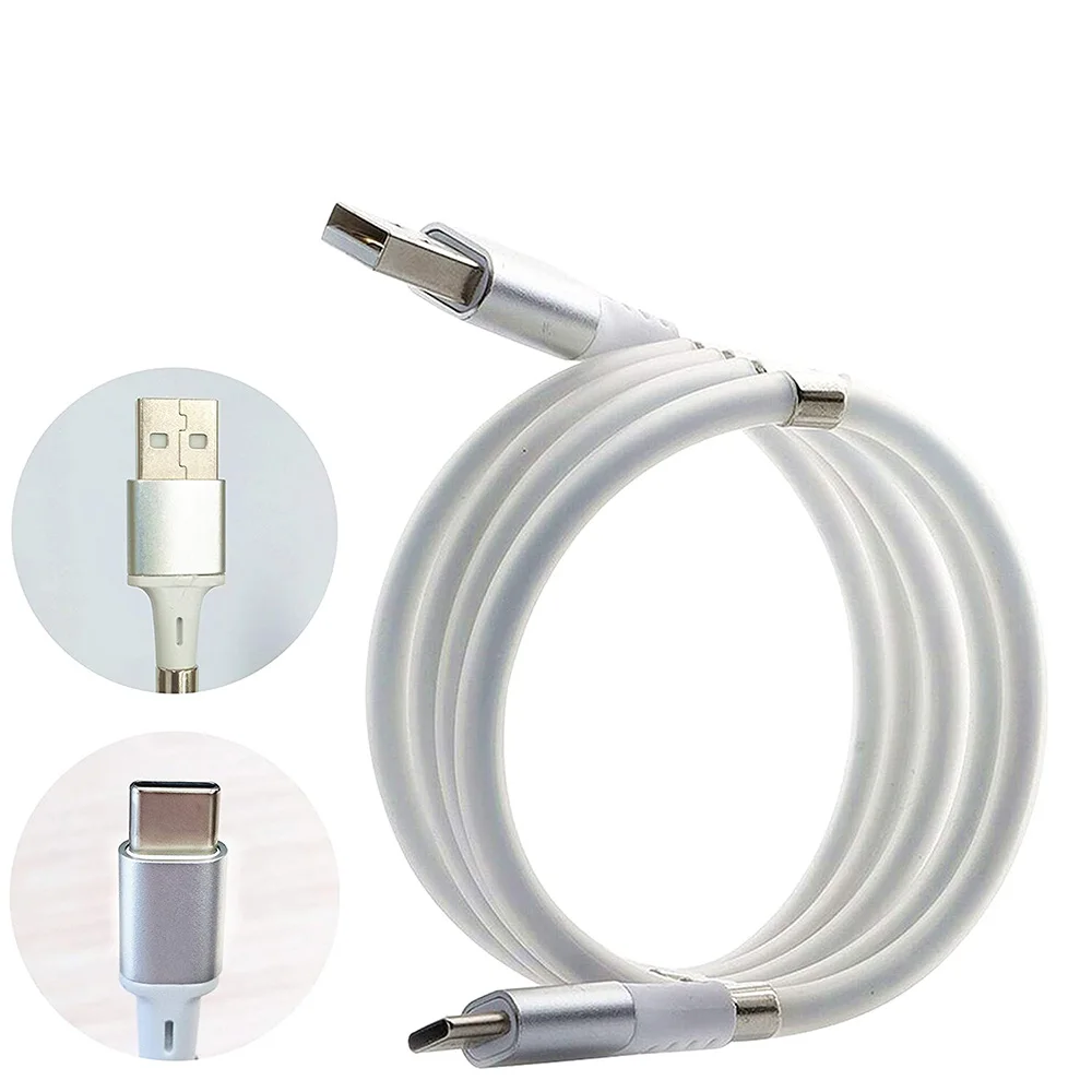 

3 in 1 Supercalla Stretchable Data Transfer Magnetic Roller USB Charging Cable