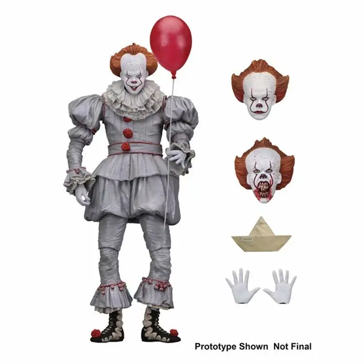 

Free Shipping Joker clown Articulate Action Figure Toys Dolls 18cm Joint Move Halloween gift, Colorful