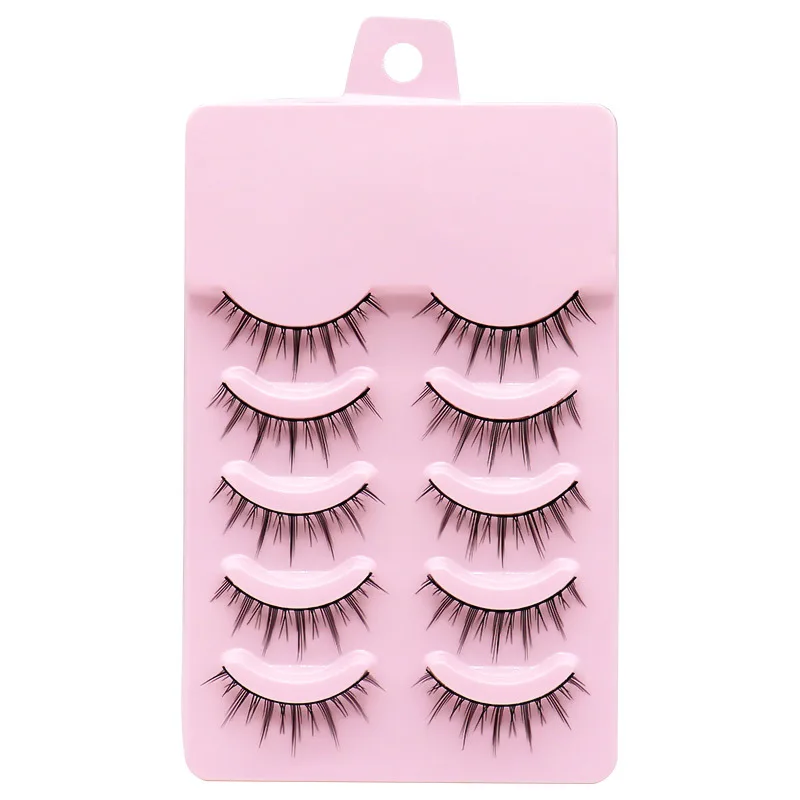 

FX-S90 Wholesales Japanese Cos Eyelash Barbie Cute Nude Makeup Natural Sharp Tail Cross Lolita Upper Eyelash Acrylic Short Lash