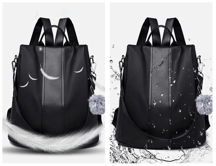 New Multifunctional Leisure Travel Nylon Large - capacity Anti - theft Backpack For Women