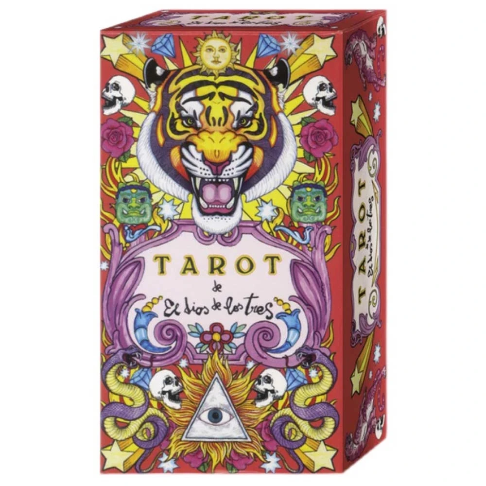 

Tarot De El Dios De Los Tres Tarot Card Games Tarot Cards Deck Board Game Set For Party Full English PDF guidebook